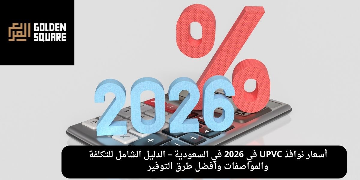 أسعار نوافذ UPVC في 2026 في السعودية – الدليل الشامل للتكلفة والمواصفات وأفضل طرق التوفير