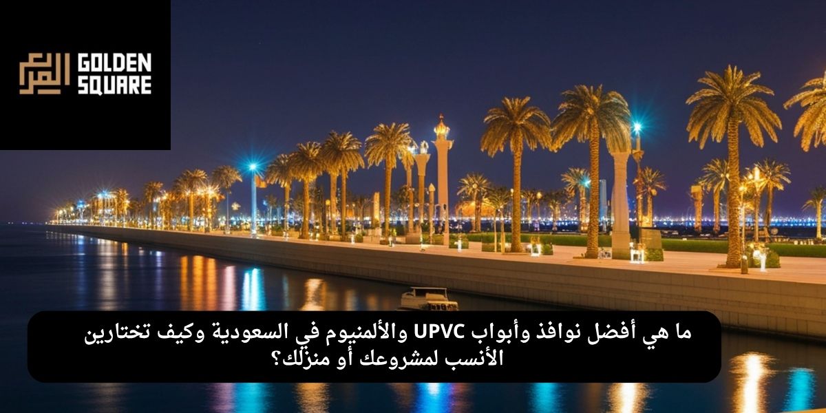 أفضل نوافذ وأبواب UPVC والألمنيوم في السعودية