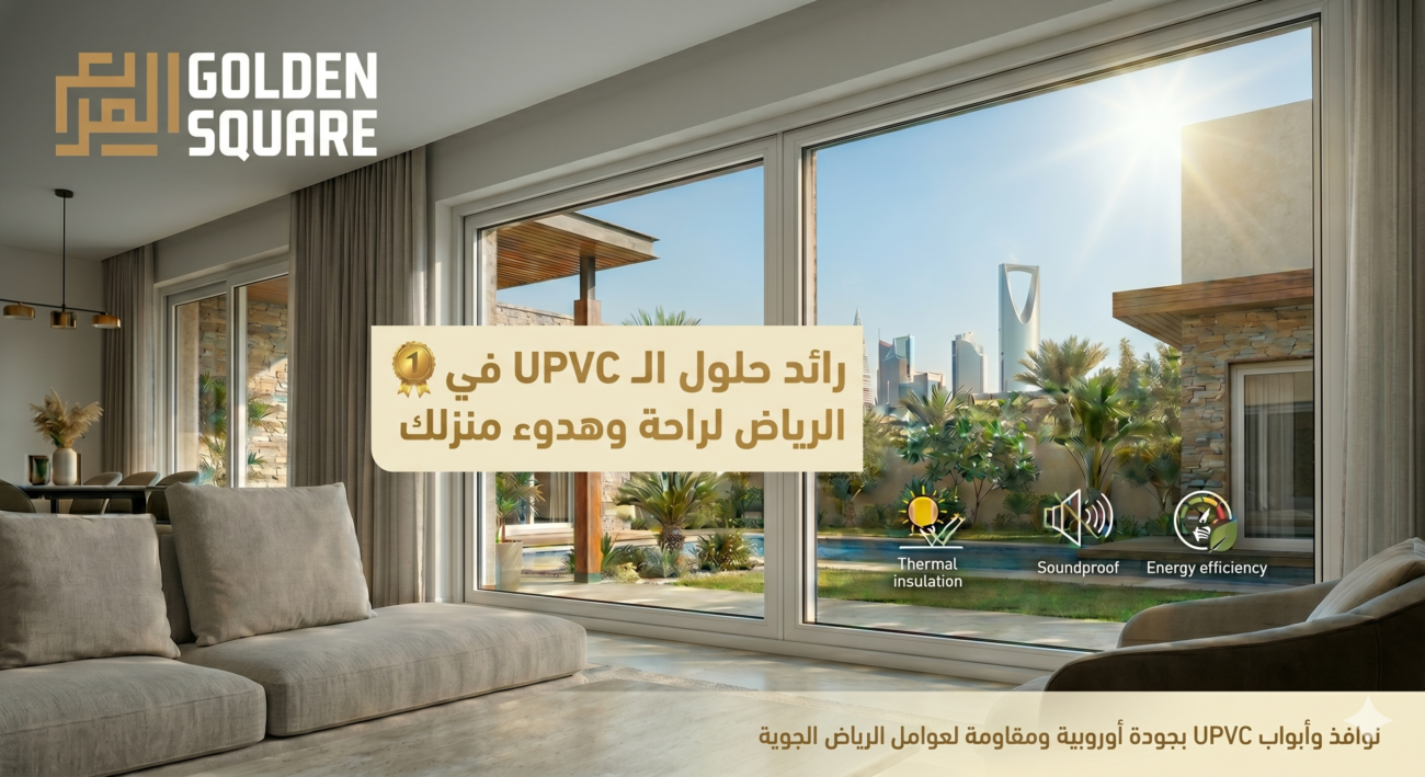 المربع الذهبي رائد حلول الـ UPVC في الرياض