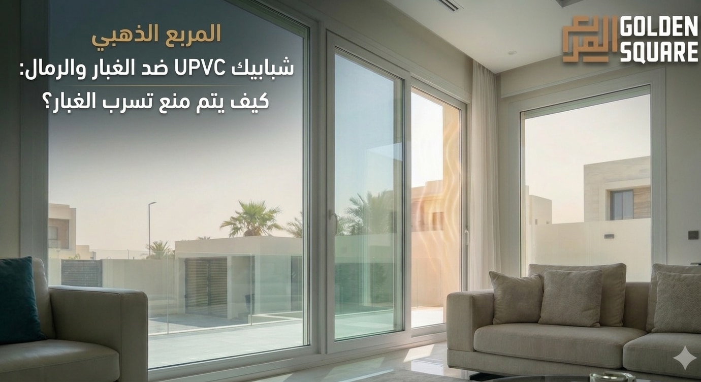 شبابيك upvc ضد الغبار