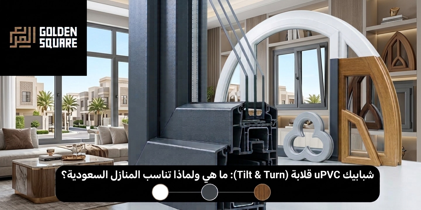 شبابيك upvc قلابة