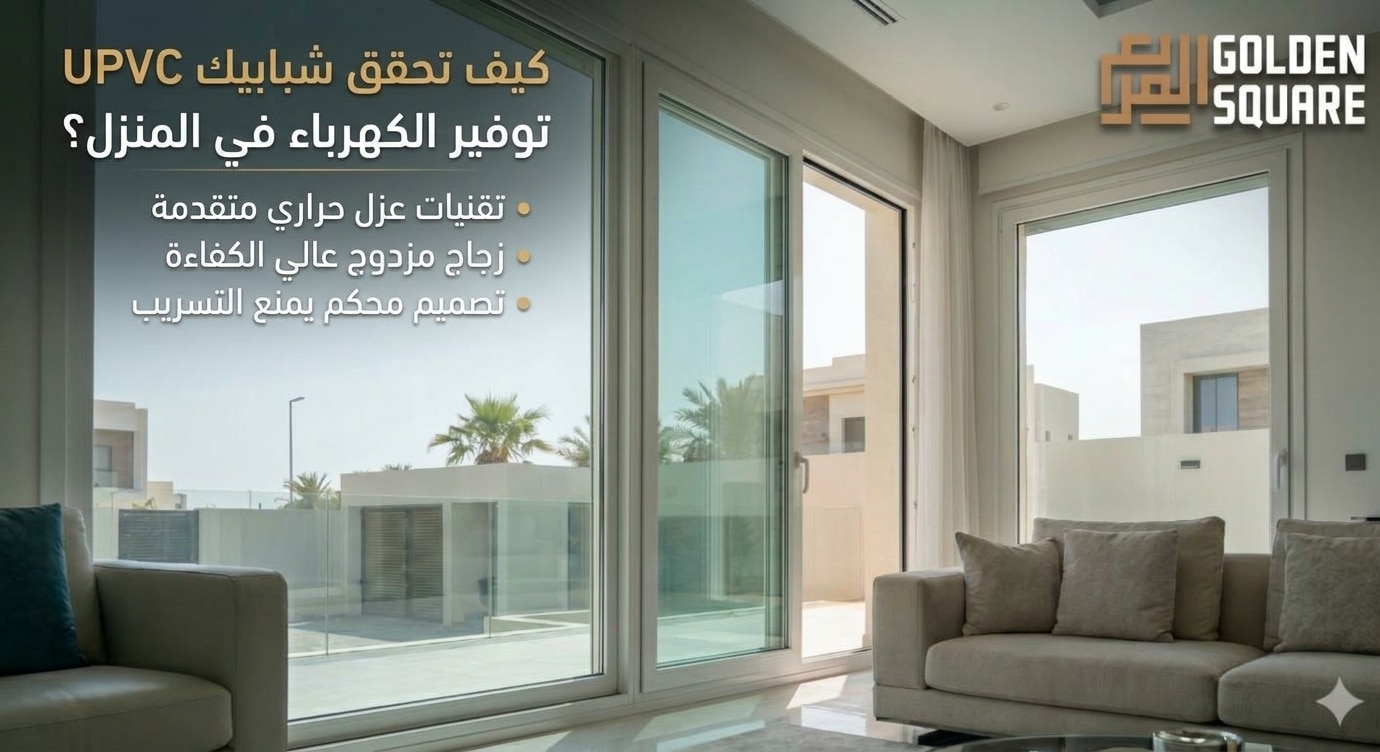 شبابيك upvc توفير الكهرباء